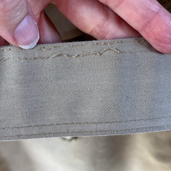 Christian Dior Men's Vintage Tan Classic Trench Coat Size 40R - Picture 8 of 12